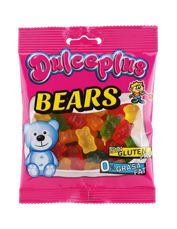 [138E100] Dulceplus Ourson Lisse 12x100gr 100% Halal