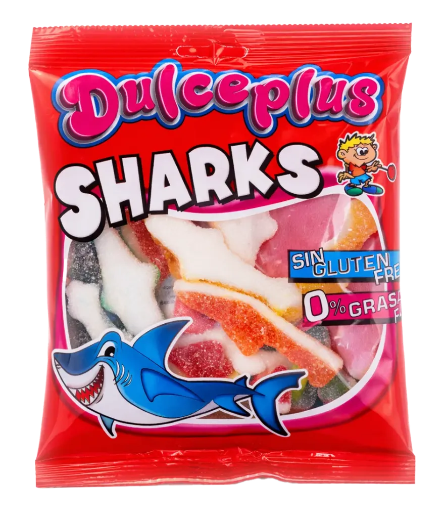[292E100] Dulceplus Requin Sucres 12X100g 100% Halal