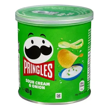 [5053990107384] Pringles Sour Cream & Onion 12x40g
