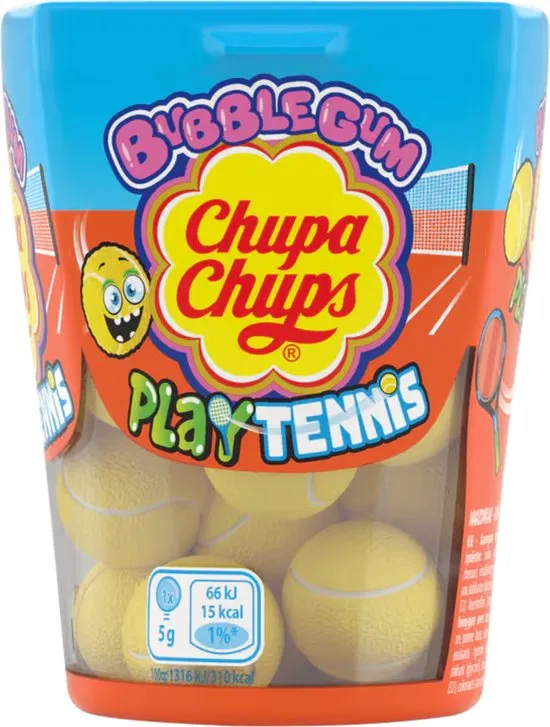 Chupa Chups Tennis Ball 8x90g Ice Cup