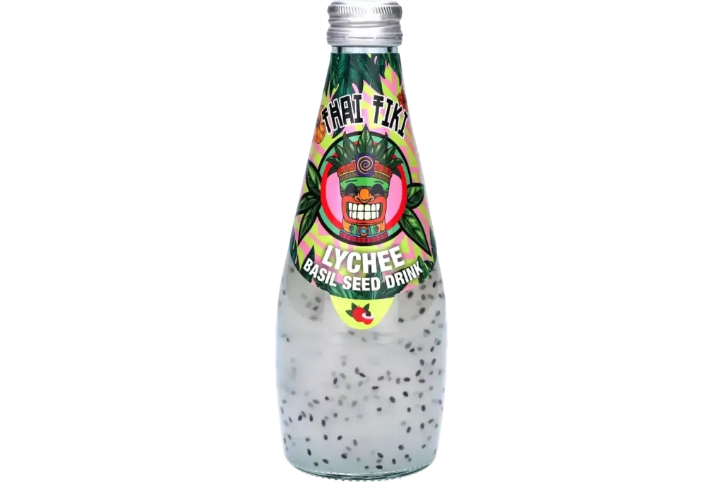 [0852] Thai Tiki Basil Seed Drink Lychee 24x290ml