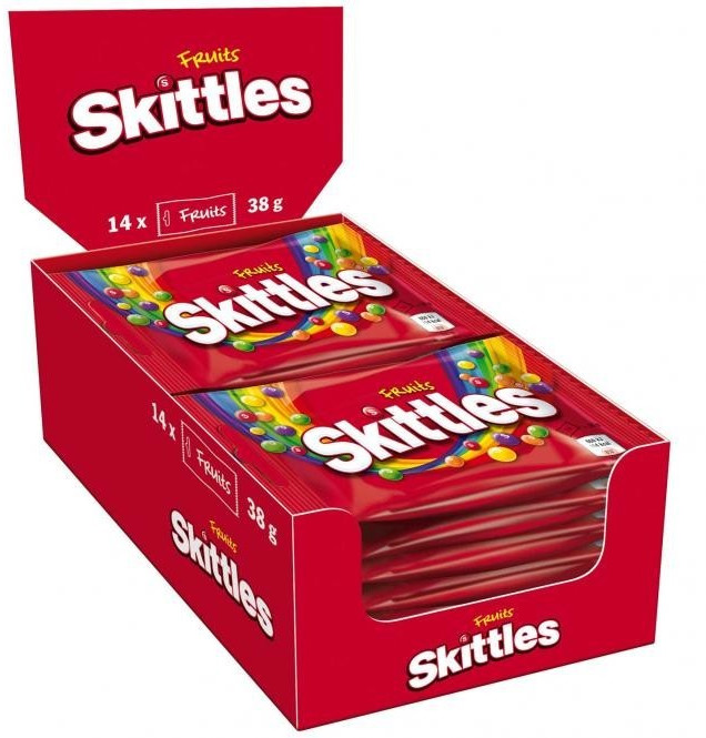 [12200] Skittles Fruits 14x38g