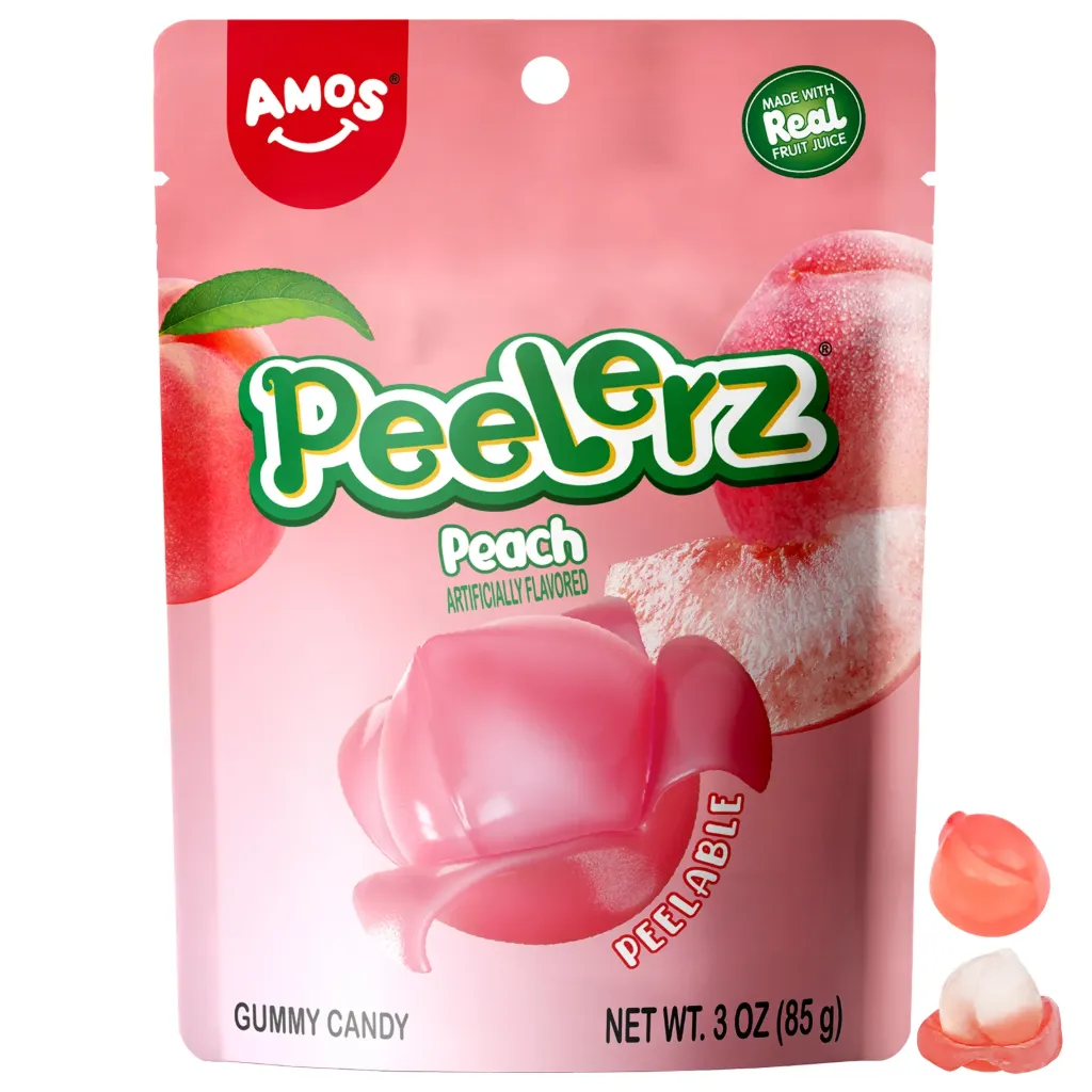 [14412] Amos Peelerz Gummy Peach 36x65g