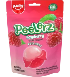 Amos Peelerz Gummy Raspberry 24x65g