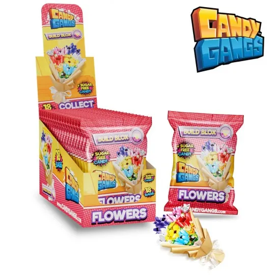 [15423] Candy Gangs Build Blox Flowers 12 x 1g