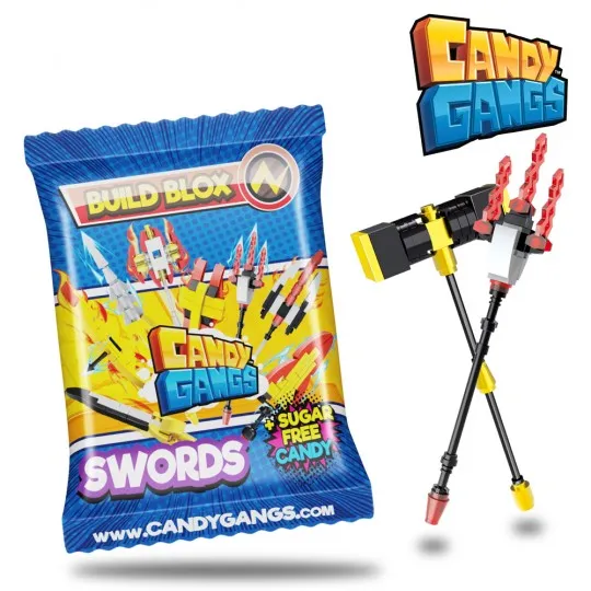 [14558] Candy Gangs Build Blox Swords 12 x 1g